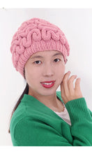LZWIN Creative Hand Made Brain Knitted Hat Unique Thinking Cap for Science Marches Men Women Gift